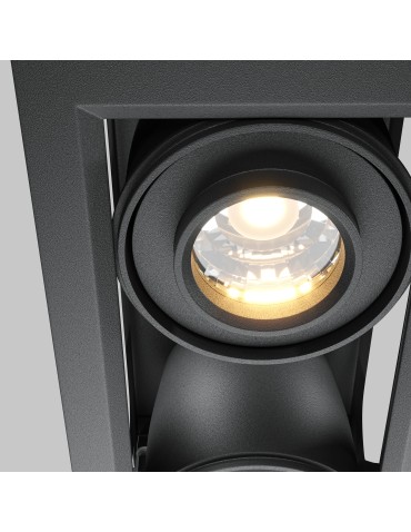 Maytoni Metal Modern Podtynkowa LED 20W 1300lm 3000K Black DL093-02-10W3K-B - product 2