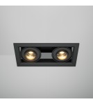 Maytoni Metal Modern Podtynkowa LED 20W 1300lm 3000K Black DL093-02-10W3K-B Maytoni Metal Modern Podtynkowa LED 20W 1300lm 3000K Black DL093-02-10W3K-B