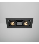 Maytoni Metal Modern Podtynkowa LED 20W 1300lm 3000K Black DL093-02-10W3K-B Maytoni Metal Modern Podtynkowa LED 20W 1300lm 3000K Black DL093-02-10W3K-B