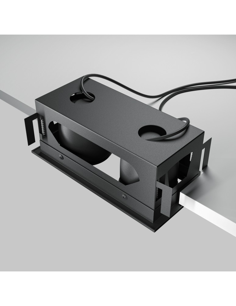 Maytoni Metal Modern Podtynkowa LED 20W 1300lm 3000K Black DL093-02-10W3K-B Maytoni Metal Modern Podtynkowa LED 20W 1300lm 3000K Black DL093-02-10W3K-B