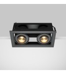 Maytoni Metal Modern Podtynkowa LED 20W 1300lm 3000K Black DL093-02-10W3K-B Maytoni Metal Modern Podtynkowa LED 20W 1300lm 3000K Black DL093-02-10W3K-B