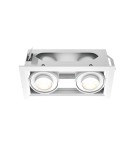 Lampy podtynkowe LED - Maytoni Metal Modern Podtynkowa LED 20W 1450lm 3000K Biały DL093-02-10W3K-W - product 1