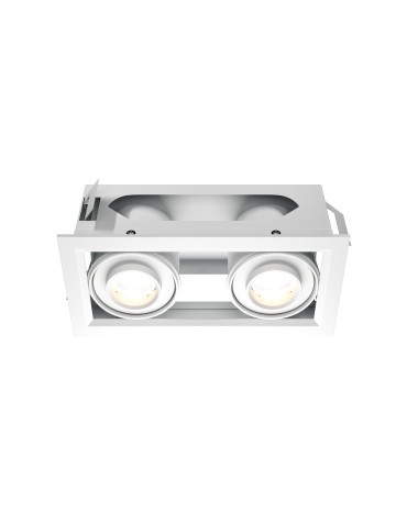 Maytoni Metal Modern Podtynkowa LED 20W 1450lm 3000K Biały DL093-02-10W3K-W