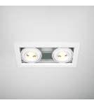 Lampy podtynkowe LED - Maytoni Metal Modern Podtynkowa LED 20W 1450lm 3000K Biały DL093-02-10W3K-W - product 3