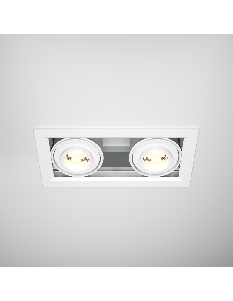 Maytoni Metal Modern Podtynkowa LED 20W 1450lm 3000K Biały DL093-02-10W3K-W