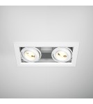 Lampy podtynkowe LED - Maytoni Metal Modern Podtynkowa LED 20W 1450lm 3000K Biały DL093-02-10W3K-W - product 4