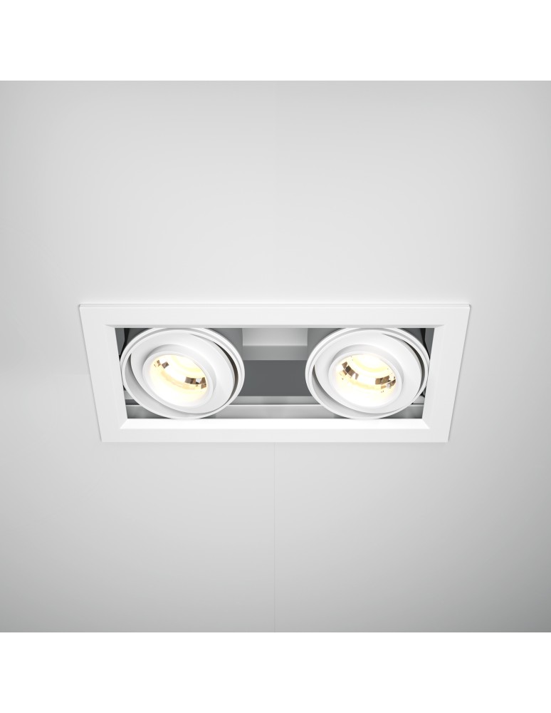 Maytoni Metal Modern Podtynkowa LED 20W 1450lm 3000K Biały DL093-02-10W3K-W