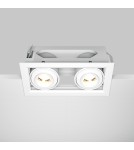 Lampy podtynkowe LED - Maytoni Metal Modern Podtynkowa LED 20W 1450lm 3000K Biały DL093-02-10W3K-W - product 6