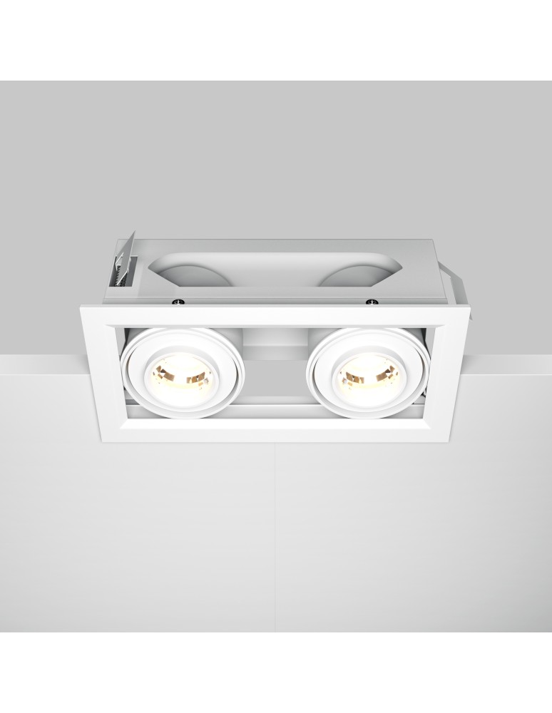 Maytoni Metal Modern Podtynkowa LED 20W 1450lm 3000K Biały DL093-02-10W3K-W