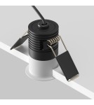 Lampy podtynkowe LED - Maytoni Minor Podtynkowa LED 5W 230lm 3000K Czarny, Biały DL089-5W3K-BW - product 5