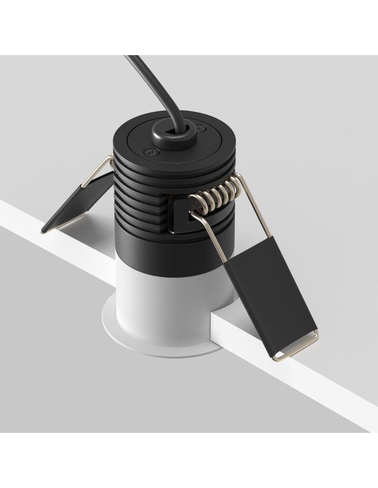 Maytoni Minor Podtynkowa LED 5W 230lm 3000K Czarny, Biały DL089-5W3K-BW