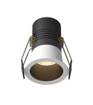 Lampy podtynkowe LED - Maytoni Minor Podtynkowa LED 9W 700lm 3000K Czarny, Biały DL089-9W3K-BW - product 1