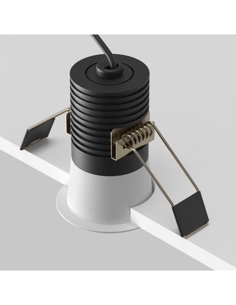 Maytoni Minor Podtynkowa LED 9W 700lm 3000K Czarny, Biały DL089-9W3K-BW