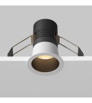 Lampy podtynkowe LED - Maytoni Minor Podtynkowa LED 9W 700lm 3000K Czarny, Biały DL089-9W3K-BW - product 6