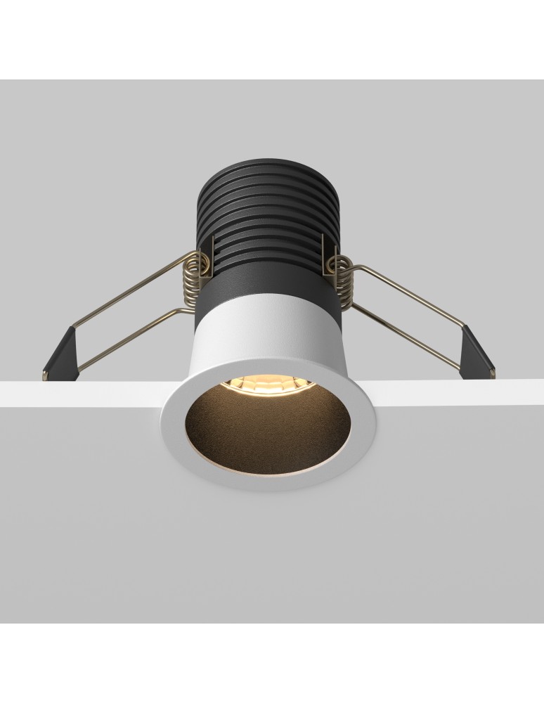 Maytoni Minor Podtynkowa LED 9W 700lm 3000K Czarny, Biały DL089-9W3K-BW