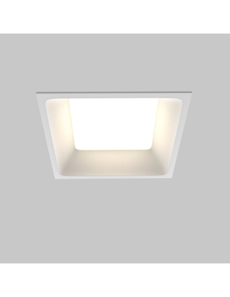 Maytoni Okno Podtynkowa LED 12W 820lm IP44 Biały DL056-12W3-4-6K-W