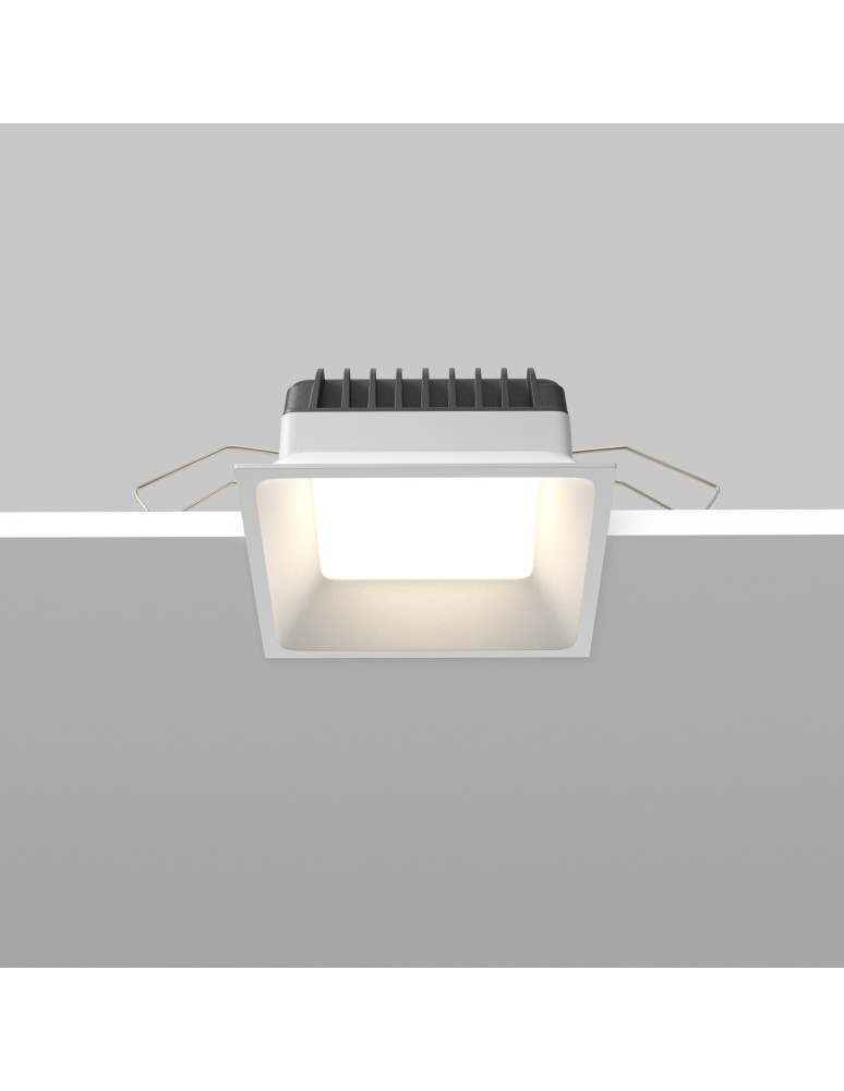 Maytoni Okno Podtynkowa LED 12W 820lm IP44 Biały DL056-12W3-4-6K-W