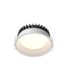 Lampy wpuszczane z kloszem hermetyczne - Maytoni Okno Podtynkowa LED 12W 900lm IP44 Biały DL055-12W3-4-6K-W - product 1