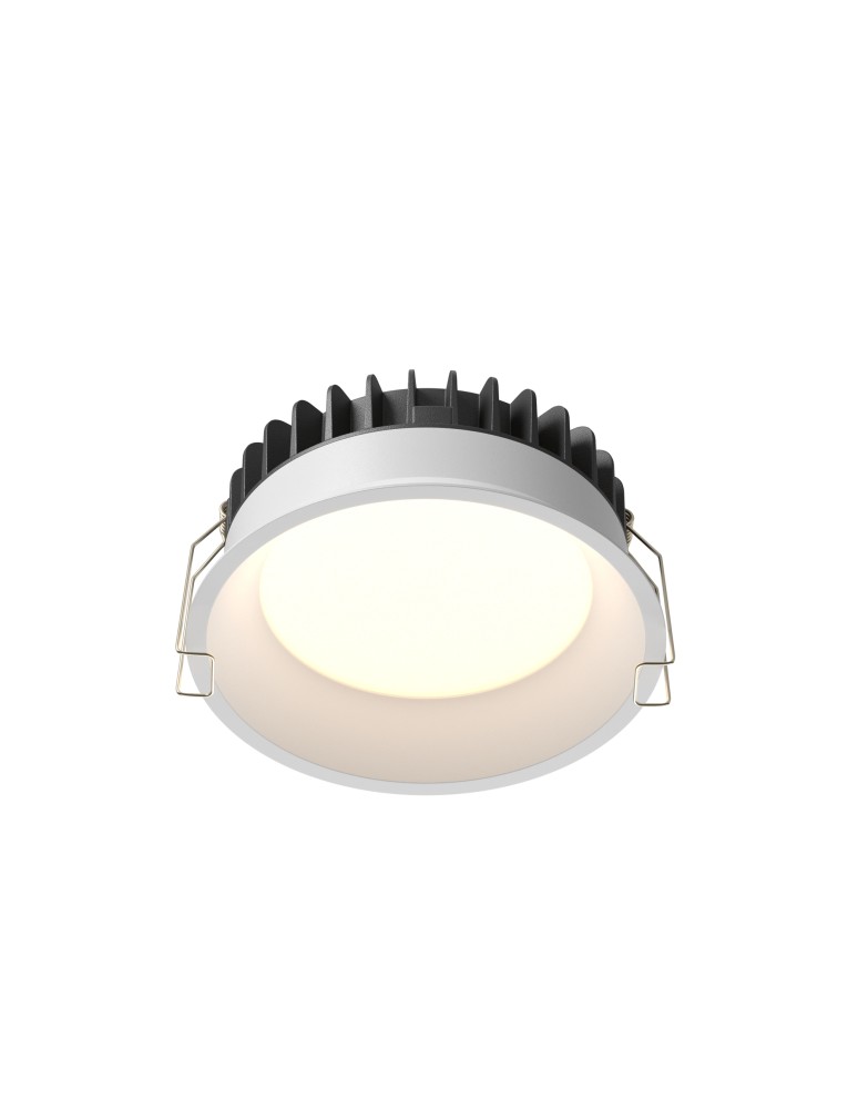 Maytoni Okno Podtynkowa LED 12W 900lm IP44 Biały DL055-12W3-4-6K-W
