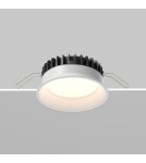 Lampy wpuszczane z kloszem hermetyczne - Maytoni Okno Podtynkowa LED 12W 900lm IP44 Biały DL055-12W3-4-6K-W - product 5