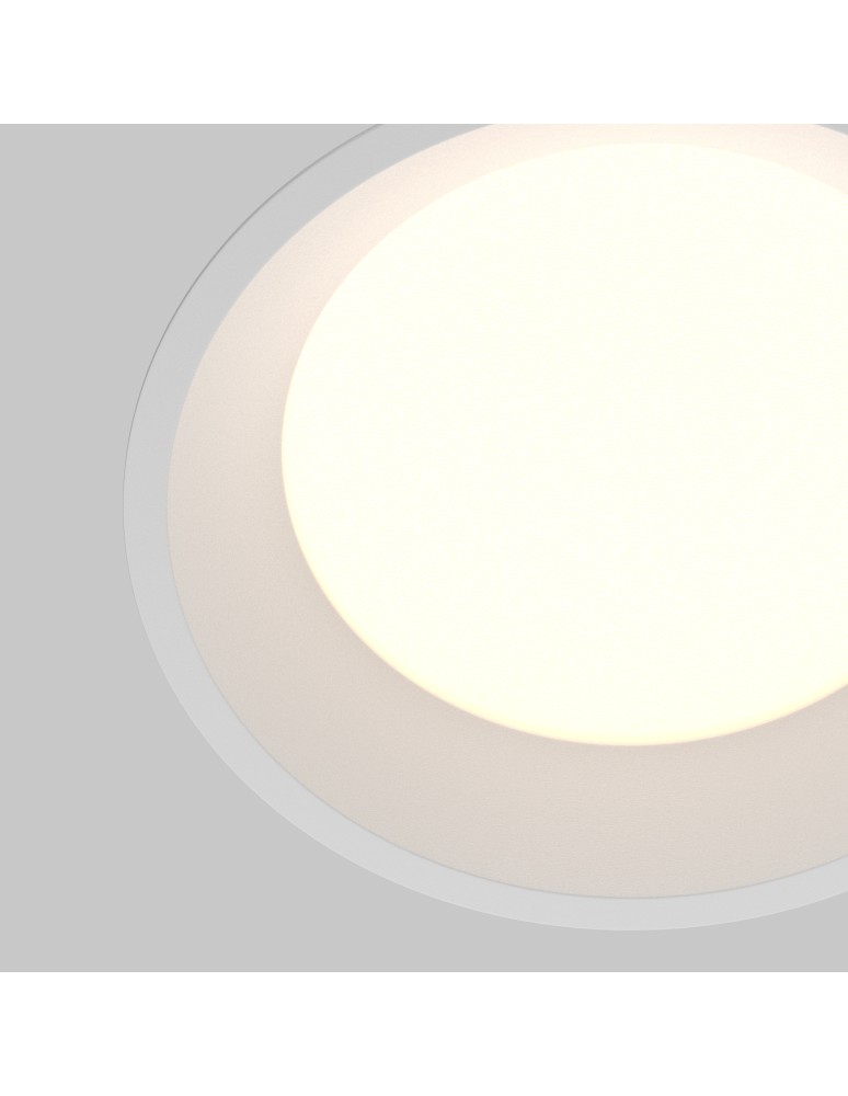 Maytoni Okno Podtynkowa LED 18W 1370lm IP44 Biały DL055-18W3-4-6K-W