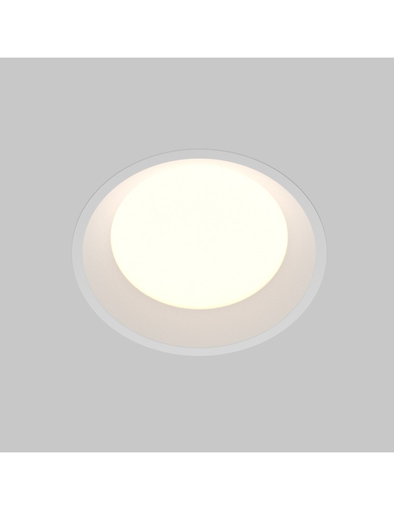 Maytoni Okno Podtynkowa LED 18W 1370lm IP44 Biały DL055-18W3-4-6K-W