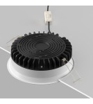 Lampy wpuszczane z kloszem hermetyczne - Maytoni Okno Podtynkowa LED 18W 1370lm IP44 Biały DL055-18W3-4-6K-W - product 4