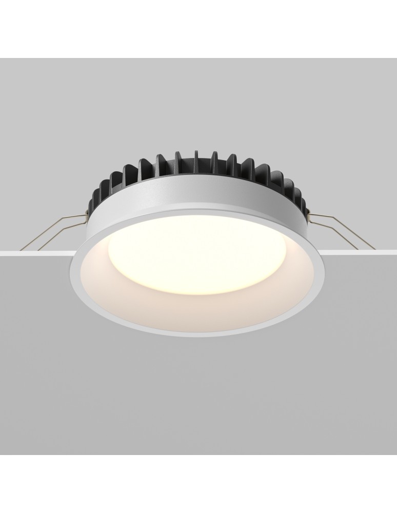 Maytoni Okno Podtynkowa LED 18W 1370lm IP44 Biały DL055-18W3-4-6K-W