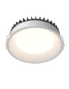 Maytoni Okno Podtynkowa LED 24W 1840lm IP44 Biały DL055-24W3-4-6K-W