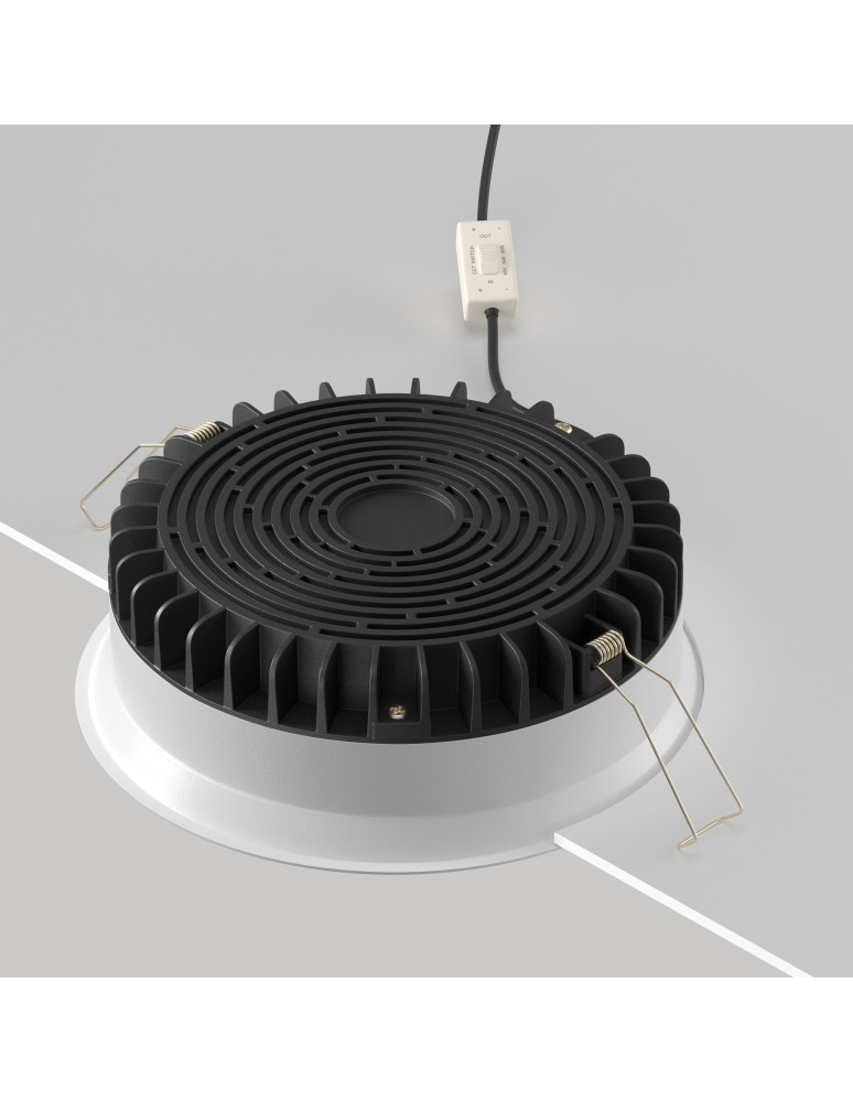 Maytoni Okno Podtynkowa LED 24W 1840lm IP44 Biały DL055-24W3-4-6K-W Maytoni Okno Podtynkowa LED 24W 1840lm IP44 Biały DL055-24W3-4-6K-W