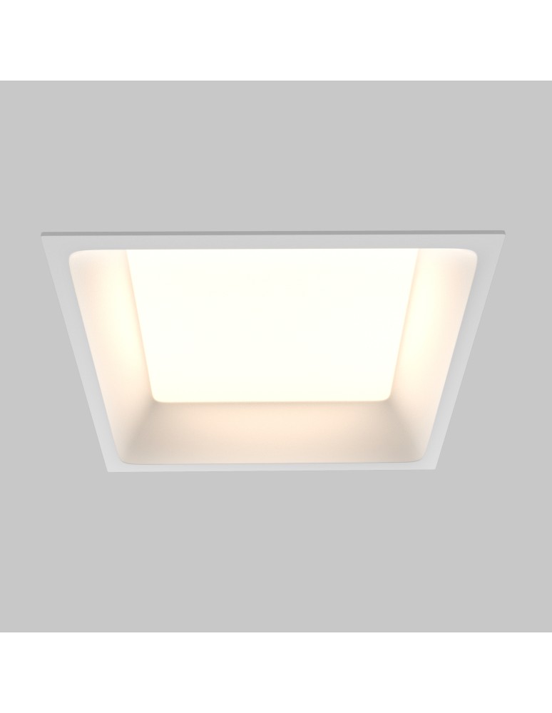 Maytoni Okno Podtynkowa LED 18W 1420lm IP44 Biały DL056-18W3-4-6K-W