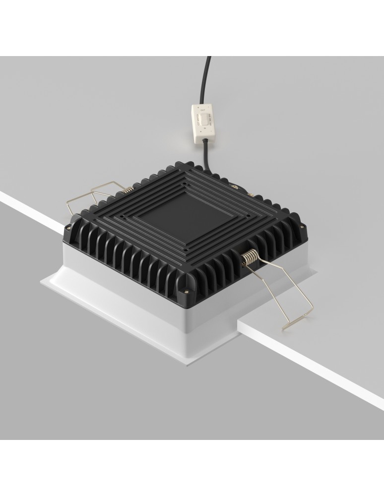 Maytoni Okno Podtynkowa LED 18W 1420lm IP44 Biały DL056-18W3-4-6K-W