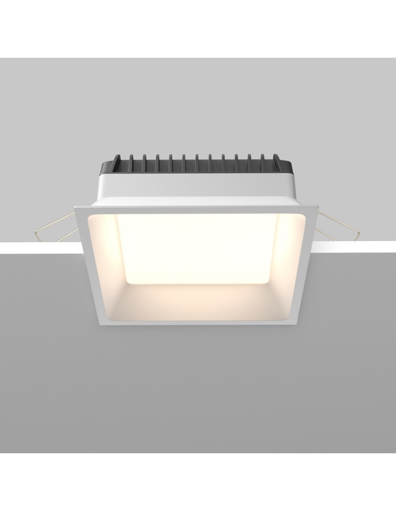 Maytoni Okno Podtynkowa LED 18W 1420lm IP44 Biały DL056-18W3-4-6K-W