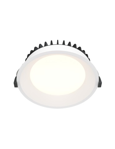 Maytoni Okno Podtynkowa LED 18W 1400lm 3000K IP44 Biały DL055-18W3K-W