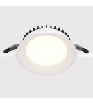 Lampy wpuszczane z kloszem hermetyczne - Maytoni Okno Podtynkowa LED 18W 1400lm 4000K IP44 Biały DL055-18W4K-W - product 3
