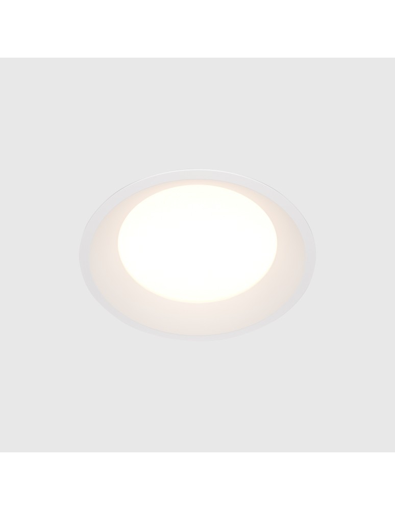 Maytoni Okno Podtynkowa LED 18W 1400lm 4000K IP44 Biały DL055-18W4K-W
