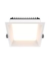 Maytoni Okno Podtynkowa LED 18W 1400lm 3000K IP44 Biały DL056-18W3K-W