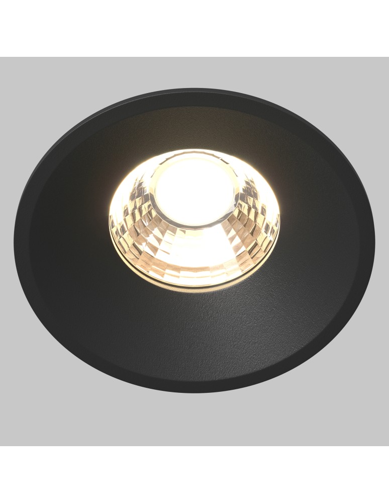 Maytoni Round Podtynkowa LED 12W 910lm 3000K Black DL058-12W3K-B Maytoni Round Podtynkowa LED 12W 910lm 3000K Black DL058-12W3K-B