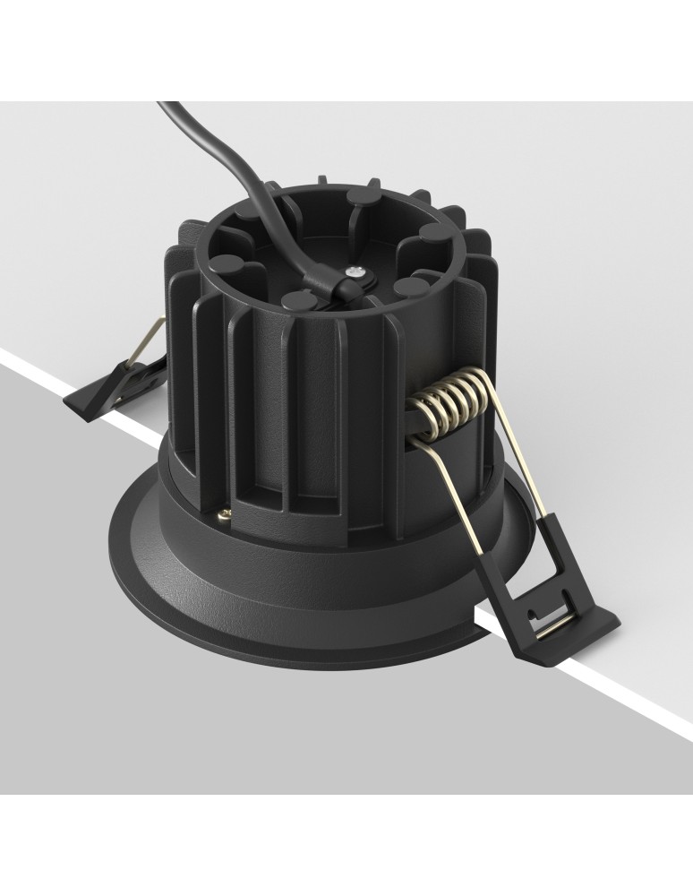 Maytoni Round Podtynkowa LED 12W 910lm 3000K Black DL058-12W3K-B Maytoni Round Podtynkowa LED 12W 910lm 3000K Black DL058-12W3K-B