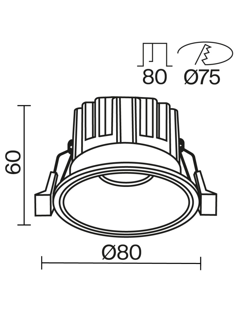 Maytoni Round Podtynkowa LED 12W 910lm 3000K Black DL058-12W3K-B Maytoni Round Podtynkowa LED 12W 910lm 3000K Black DL058-12W3K-B