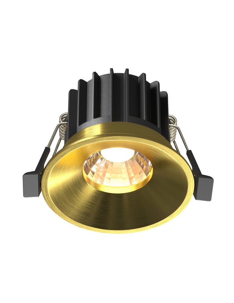 Maytoni Round Podtynkowa LED 12W 930lm 3000K Mosiądz DL058-12W3K-BS