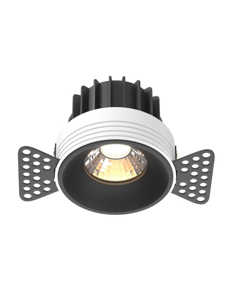 Maytoni Round Podtynkowa Bezramkowa do Szpachlowania LED 12W 880lm 3000K Black DL058-12W3K-TRS-B Maytoni Round Podtynkowa Bezramkowa do Szpachlowania LED 12W 880lm 3000K Black DL058-12W3K-TRS-B