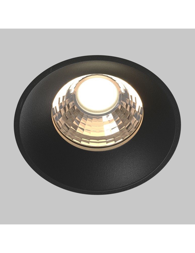 Maytoni Round Podtynkowa Bezramkowa do Szpachlowania LED 12W 880lm 3000K Black DL058-12W3K-TRS-B Maytoni Round Podtynkowa Bezramkowa do Szpachlowania LED 12W 880lm 3000K Black DL058-12W3K-TRS-B