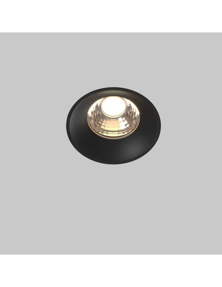 Maytoni Round Podtynkowa Bezramkowa do Szpachlowania LED 12W 880lm 3000K Black DL058-12W3K-TRS-B Maytoni Round Podtynkowa Bezramkowa do Szpachlowania LED 12W 880lm 3000K Black DL058-12W3K-TRS-B