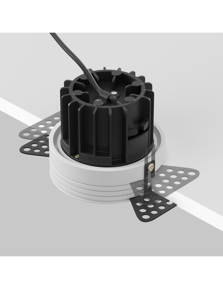 Maytoni Round Podtynkowa Bezramkowa do Szpachlowania LED 12W 920lm 3000K Biały DL058-12W3K-TRS-W Maytoni Round Podtynkowa Bezramkowa do Szpachlowania LED 12W 920lm 3000K Biały DL058-12W3K-TRS-W