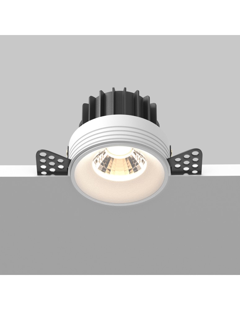 Maytoni Round Podtynkowa Bezramkowa do Szpachlowania LED 12W 920lm 3000K Biały DL058-12W3K-TRS-W Maytoni Round Podtynkowa Bezramkowa do Szpachlowania LED 12W 920lm 3000K Biały DL058-12W3K-TRS-W
