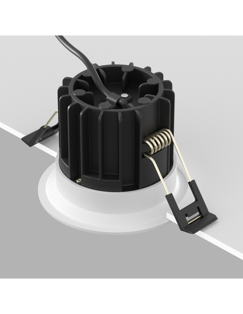 Maytoni Round Podtynkowa LED 12W 920lm 3000K Biały DL058-12W3K-W