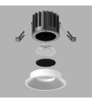 Lampy podtynkowe LED - Maytoni Round Podtynkowa LED 12W 920lm 3000K Biały DL058-12W3K-W - product 5