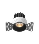 Maytoni Round Podtynkowa Bezramkowa do Szpachlowania LED 7W 450lm 3000K Black DL058-7W3K-TRS-B Maytoni Round Podtynkowa Bezramkowa do Szpachlowania LED 7W 450lm 3000K Black DL058-7W3K-TRS-B