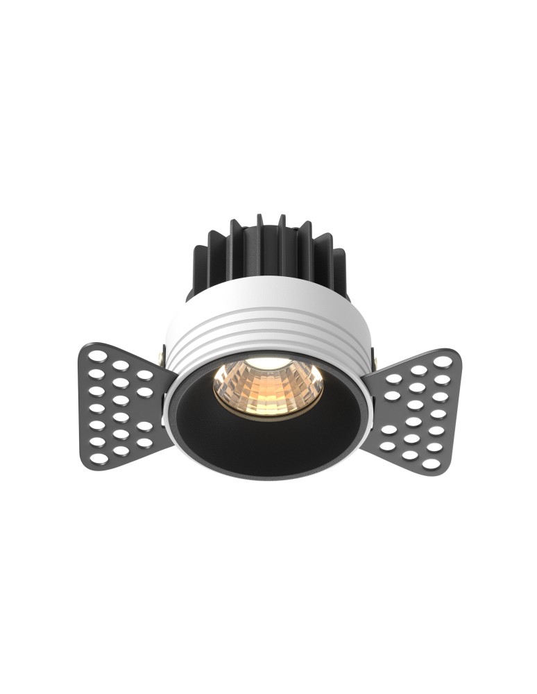 Maytoni Round Podtynkowa Bezramkowa do Szpachlowania LED 7W 450lm 3000K Black DL058-7W3K-TRS-B Maytoni Round Podtynkowa Bezramkowa do Szpachlowania LED 7W 450lm 3000K Black DL058-7W3K-TRS-B